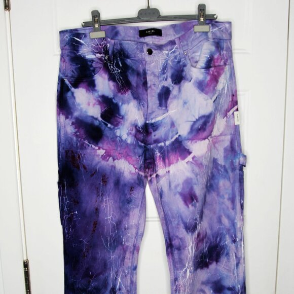 BNWT SS23 AMIRI CRACKED CARPENTER JEANS 50 - Picture 2 of 12